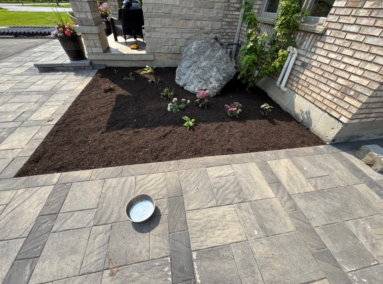 Crisp front-yard lawn revival in the GTA by OSS Lawn Care